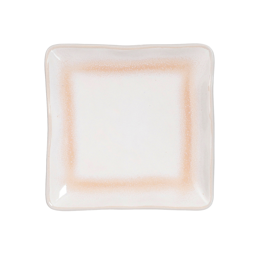 Tanzi Square Plate-White