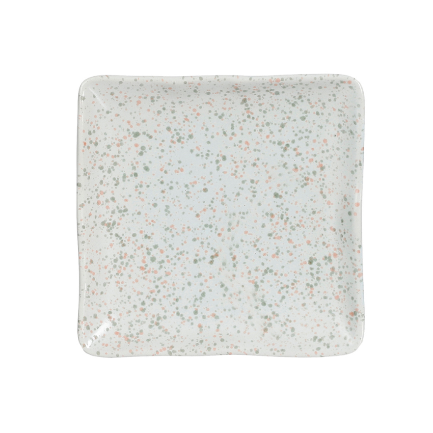 Tanzi Square Plate-Grey