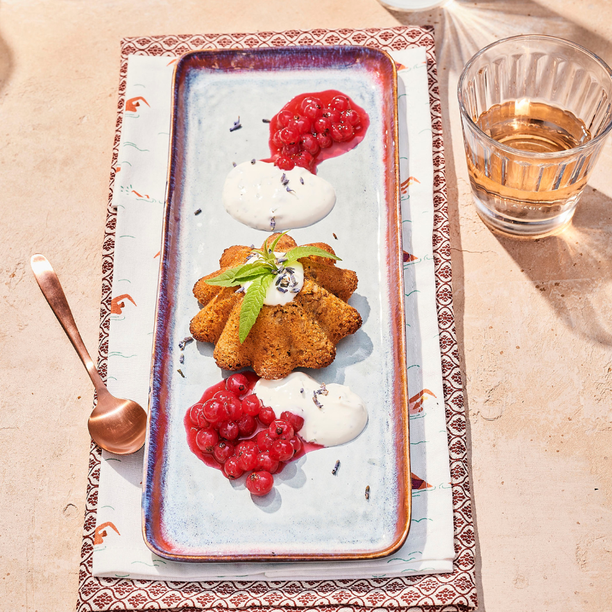 Tanzi Rectangular Plate - Beige