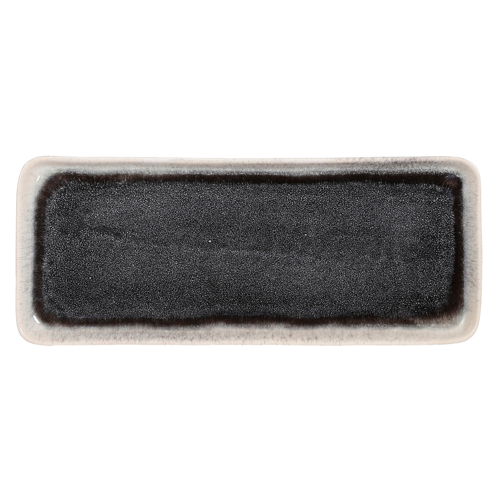 Tanzi Rectangular Plate - Black