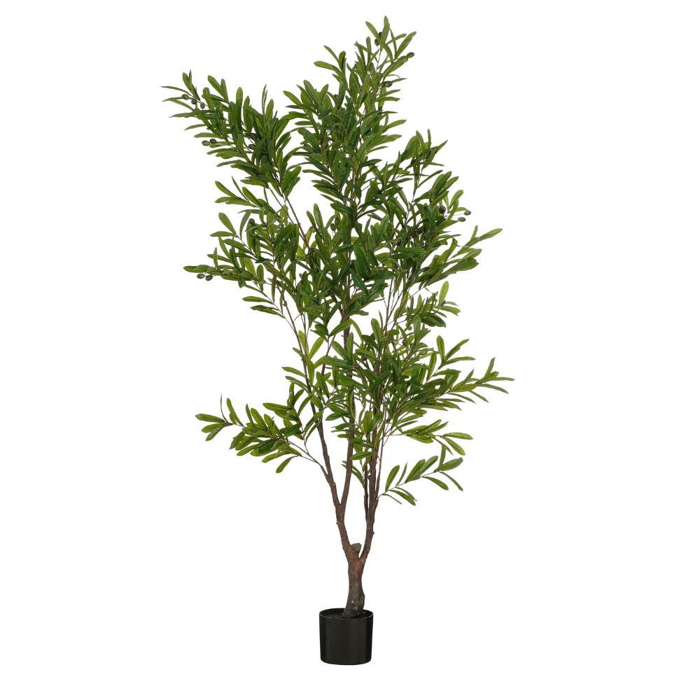 Olive Artificial Tree In Pot - Green
