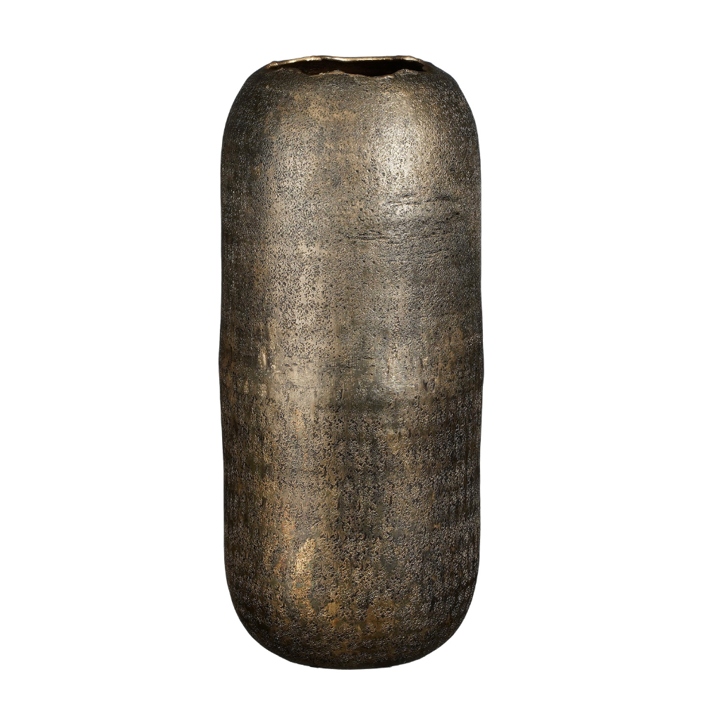 Gibson Outdoor Vase-Gold 