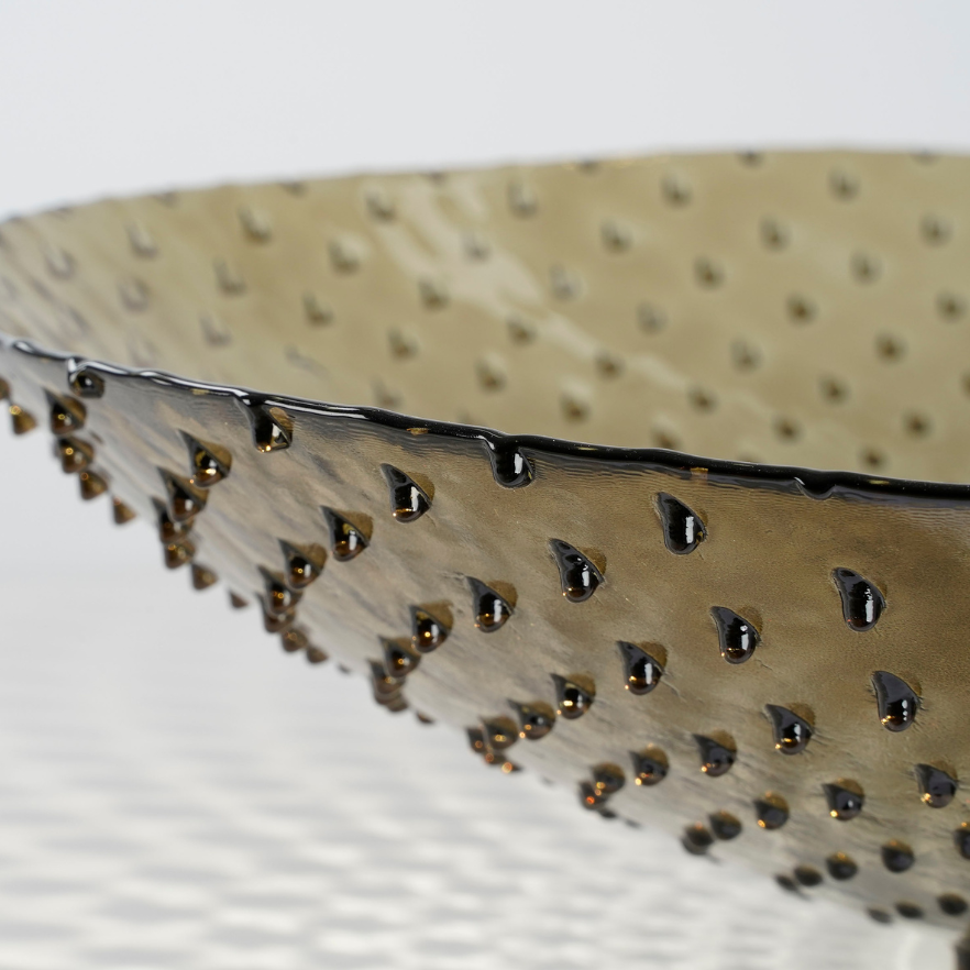 Arosa Outdoor Recycled Glass Bowl-Anthracite