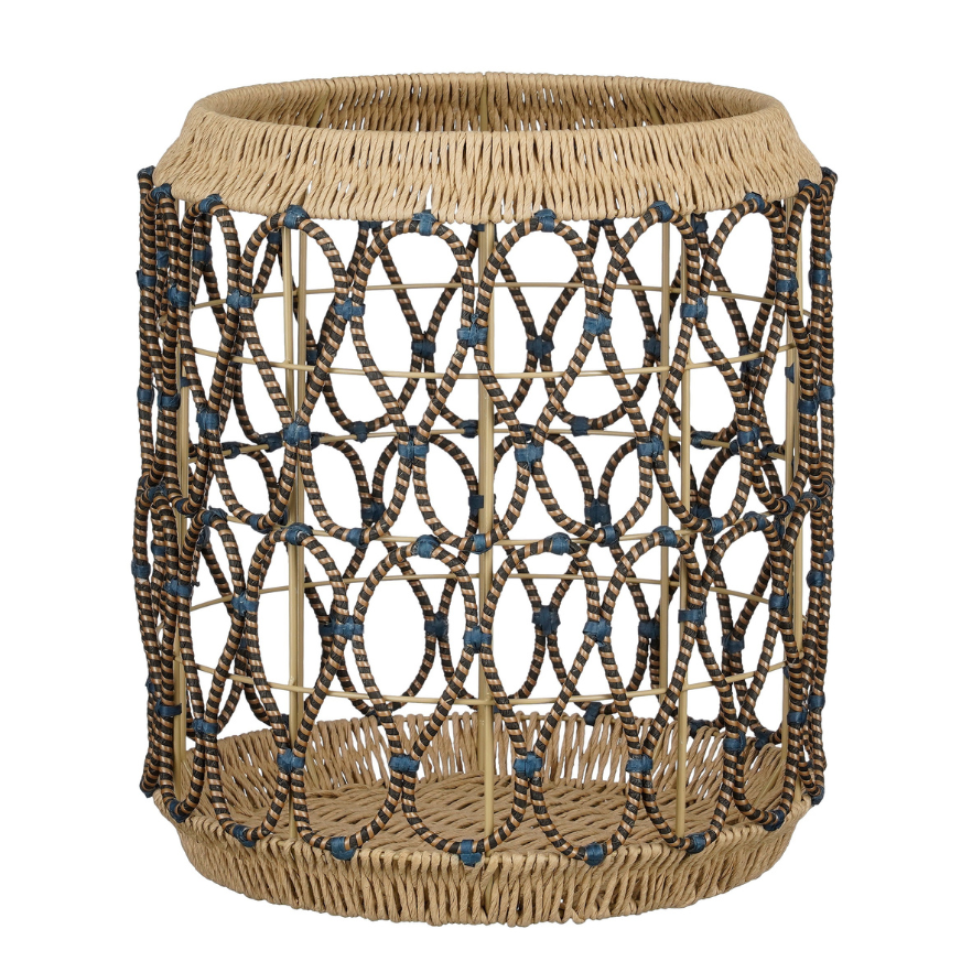 Omar Outdoor Round Basket-Brown