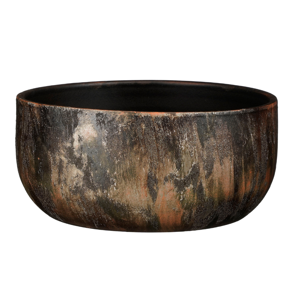 Roel Round Bowl Dark-Green