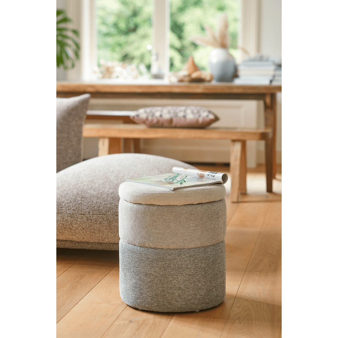 Storage Pouffe - Grey