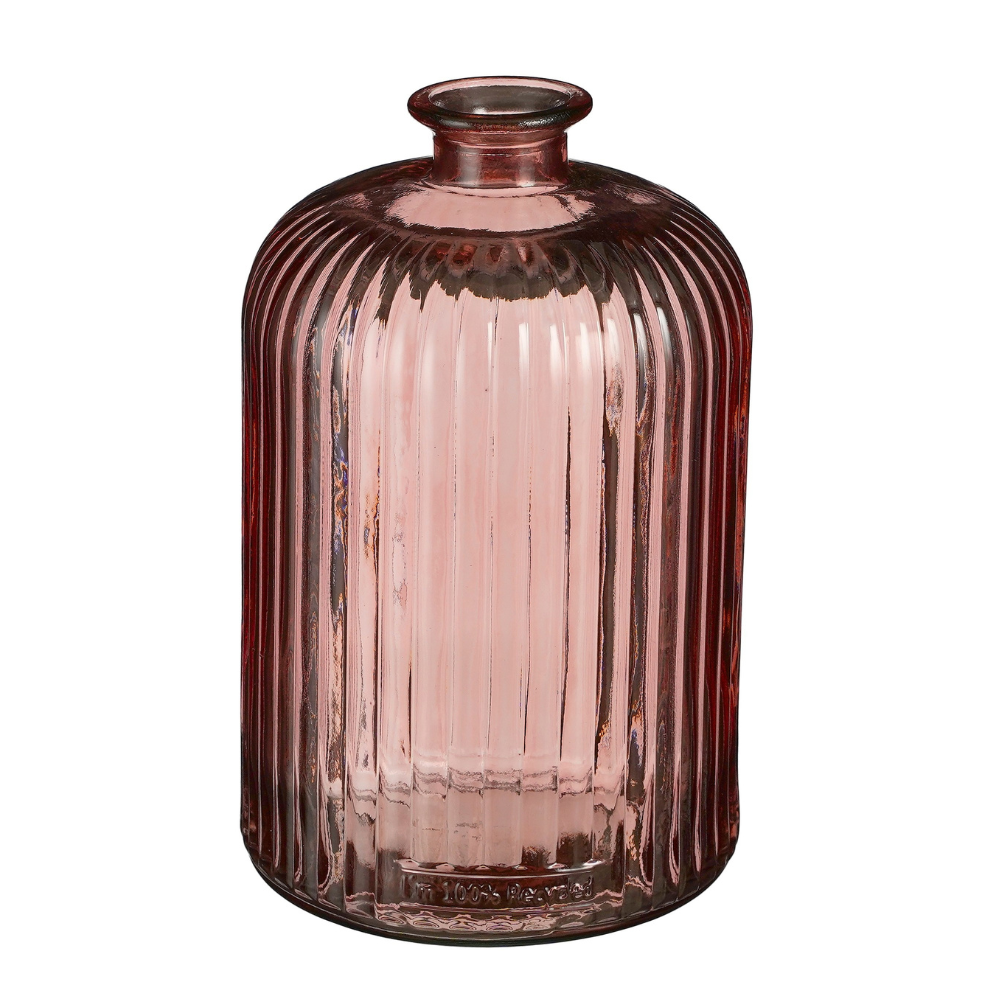 Jessica Recycled Glass Bottle - Pink 