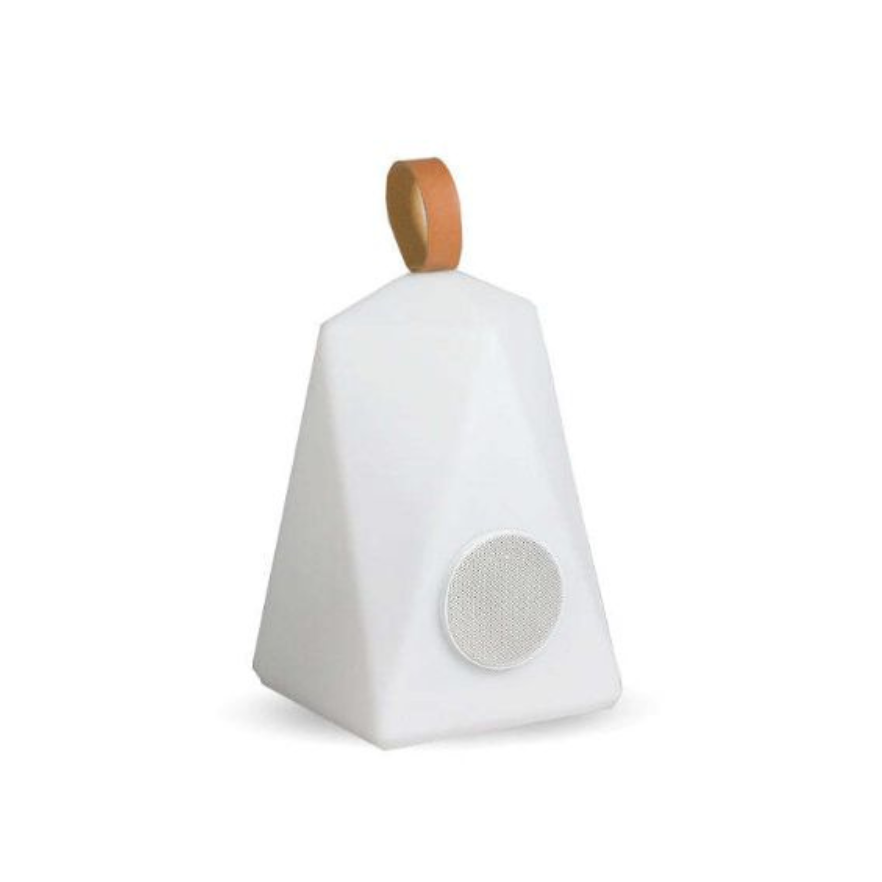 Faralay 30 Play Outdoor Portable Speaker & Led Lamp-White 
