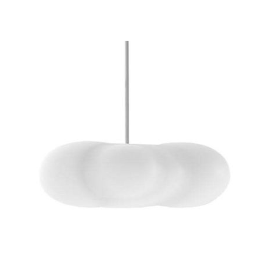 Claudy Outdoor Pendant Light E27-Translucent White