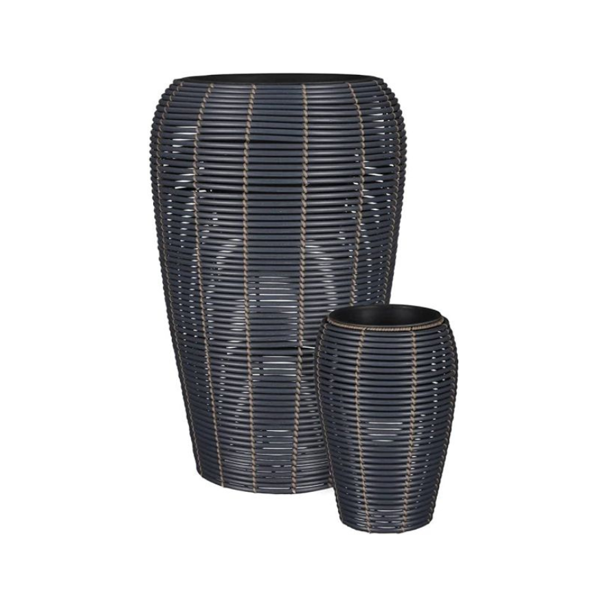 Cesena Round Pot Planter (S) Black