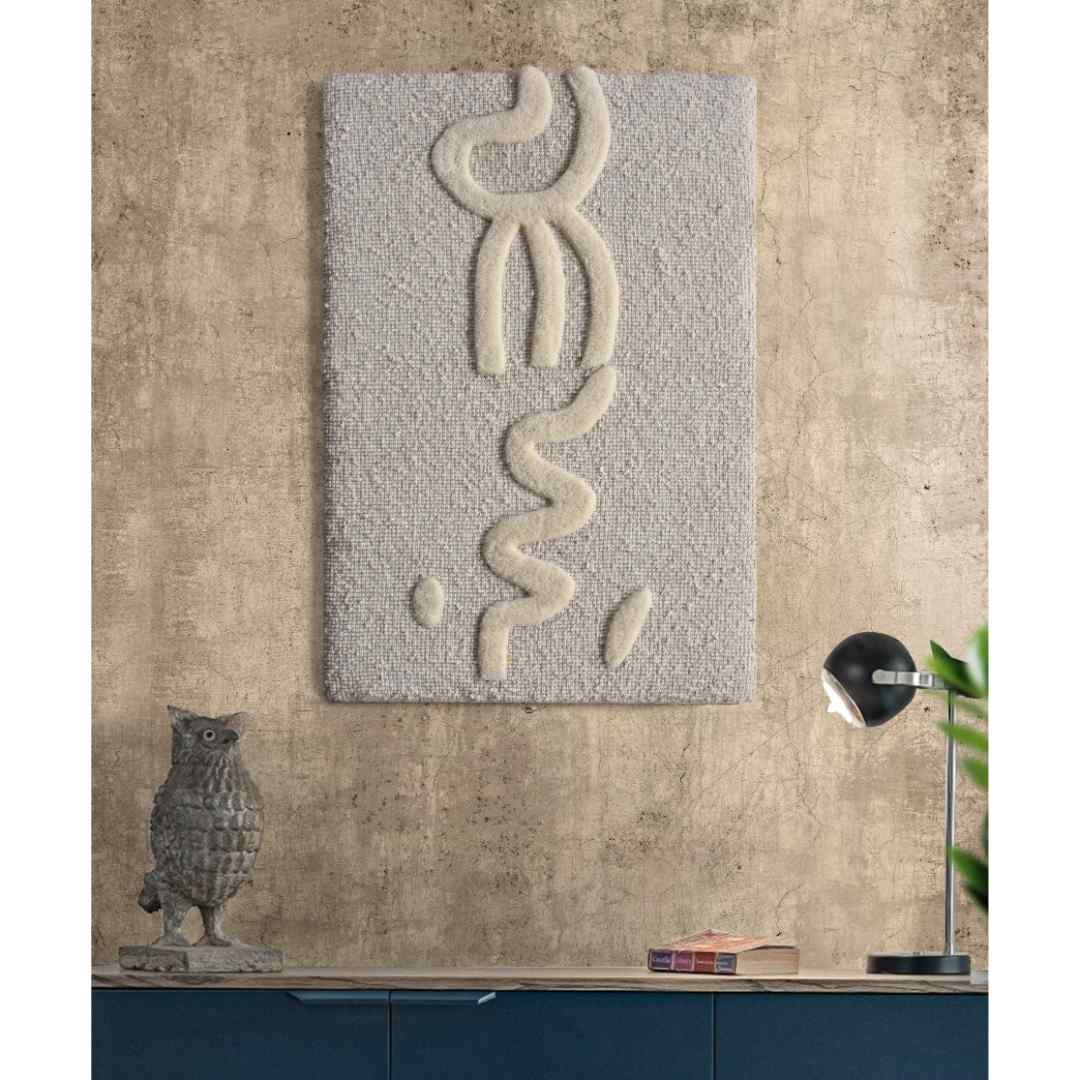 Fawkes Wall Art - Ivory