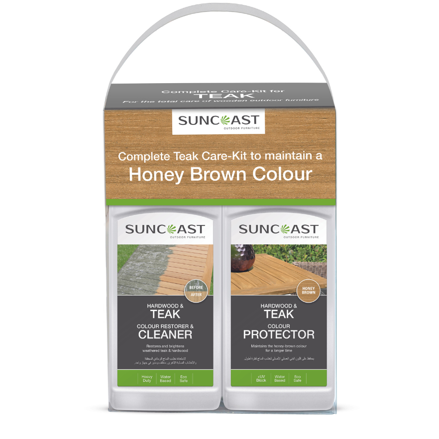 Hardwood & Teak Colour Protector & Cleaner - Honey Brown 