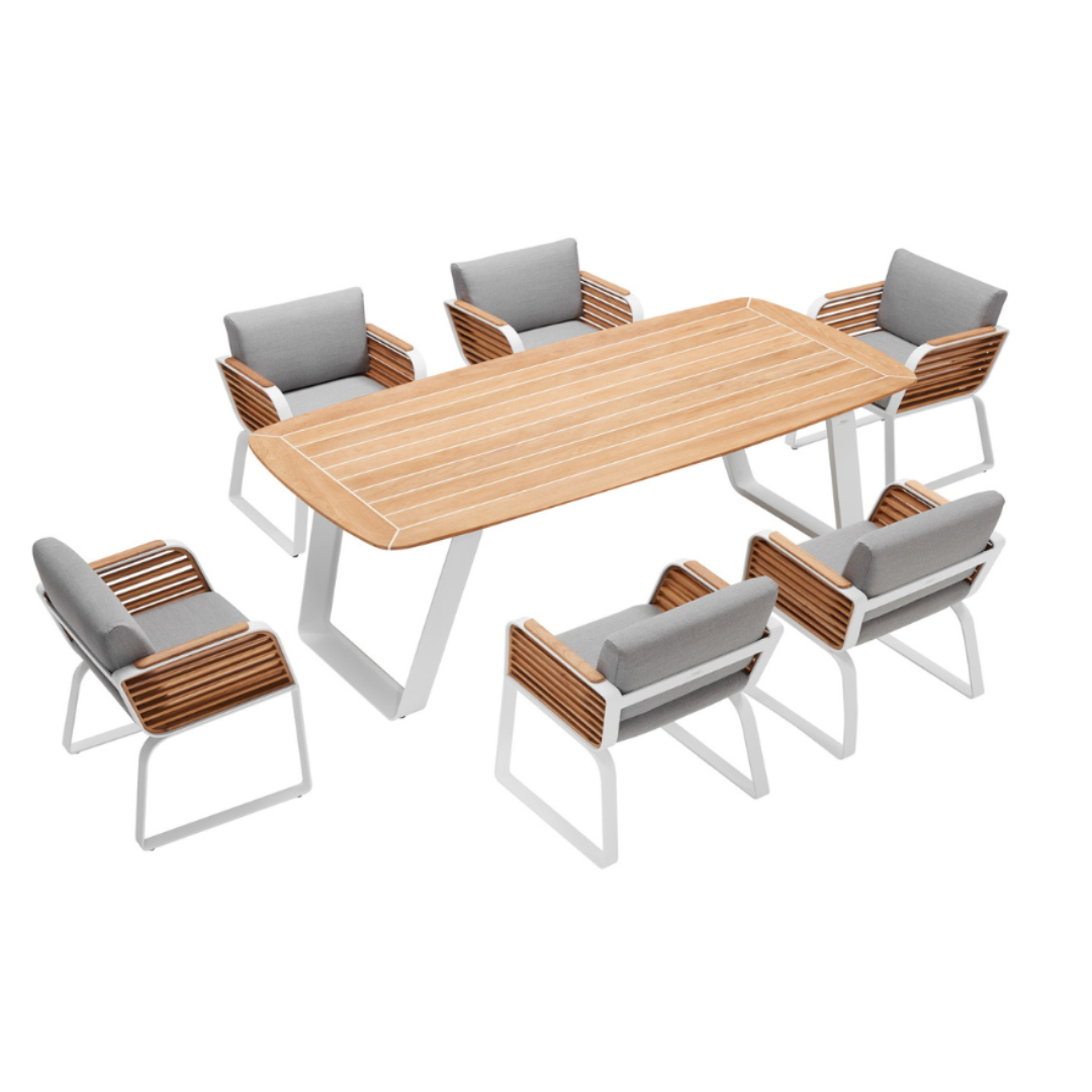 Wing 6-Seater Dining Set 
