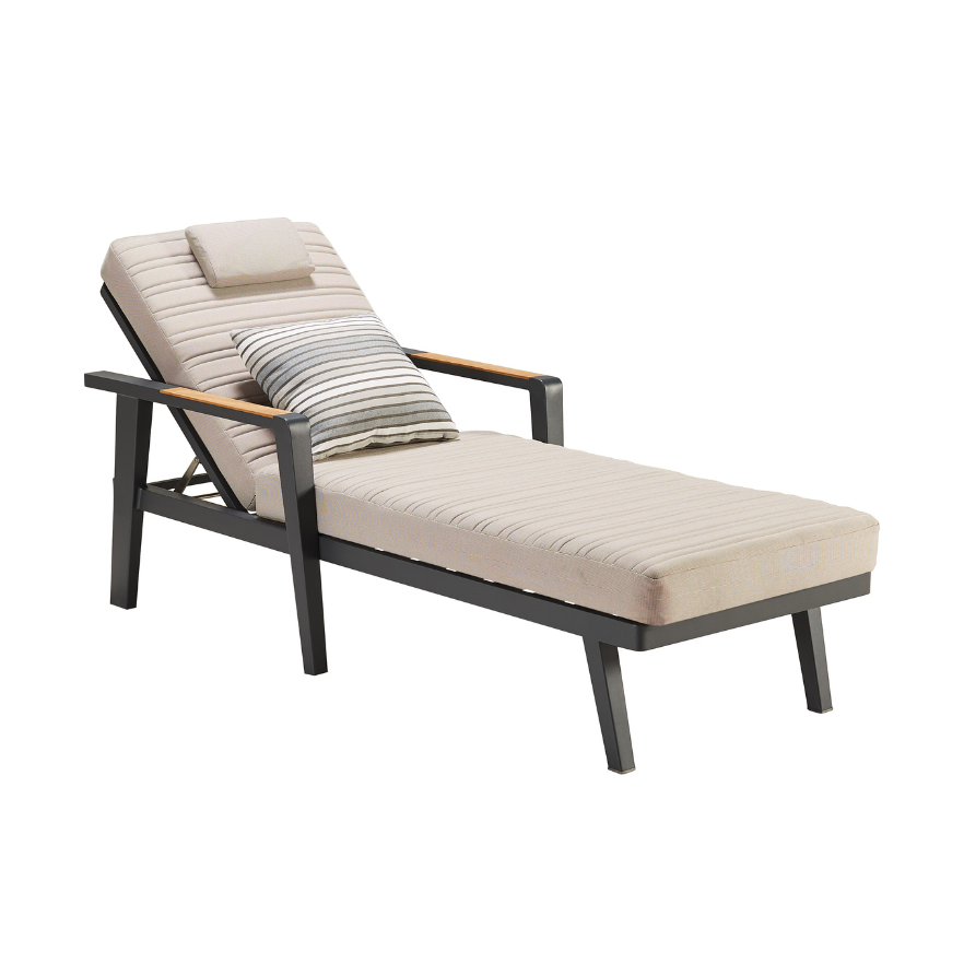 Emoti Sun Lounger - Black