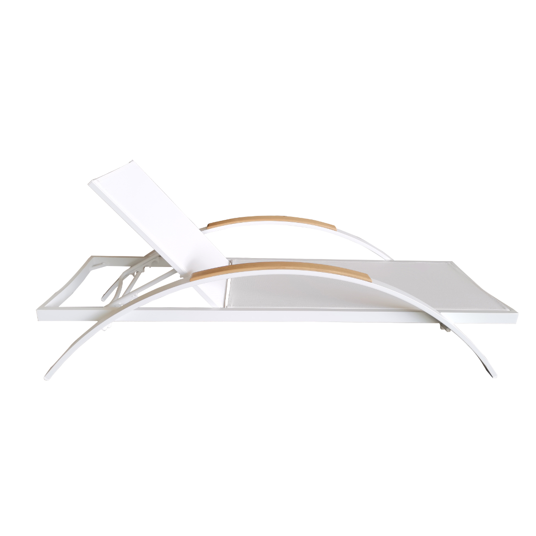 Marbella Sun Lounger - White