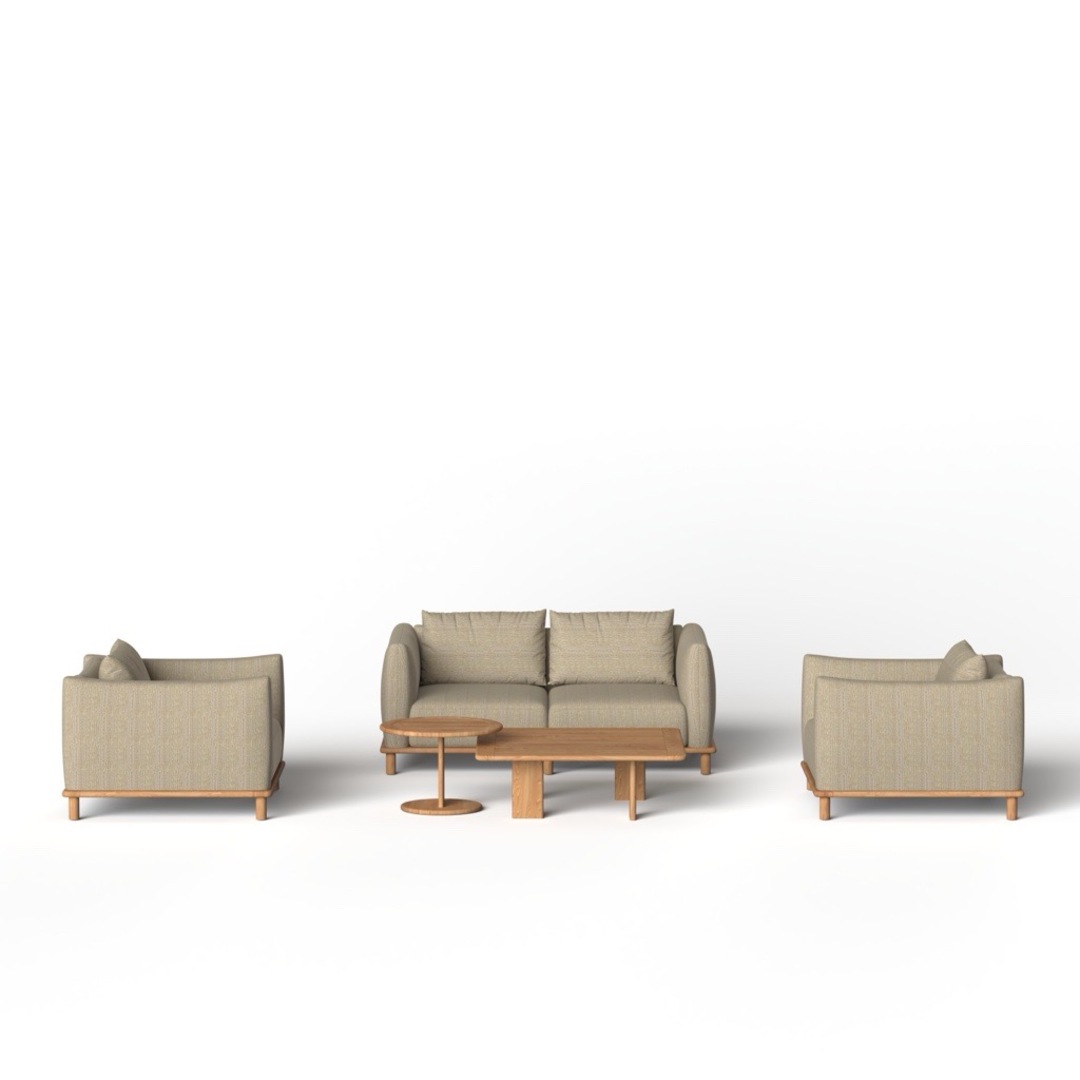 Cloud 4-Seater Sofa Set - Beige
