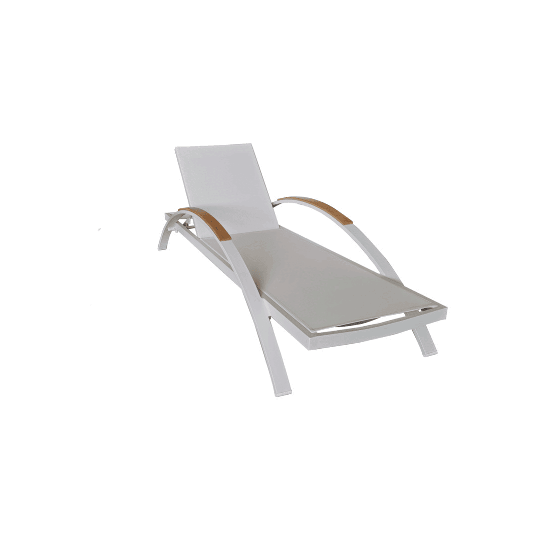 Marbella Sun Lounger - White