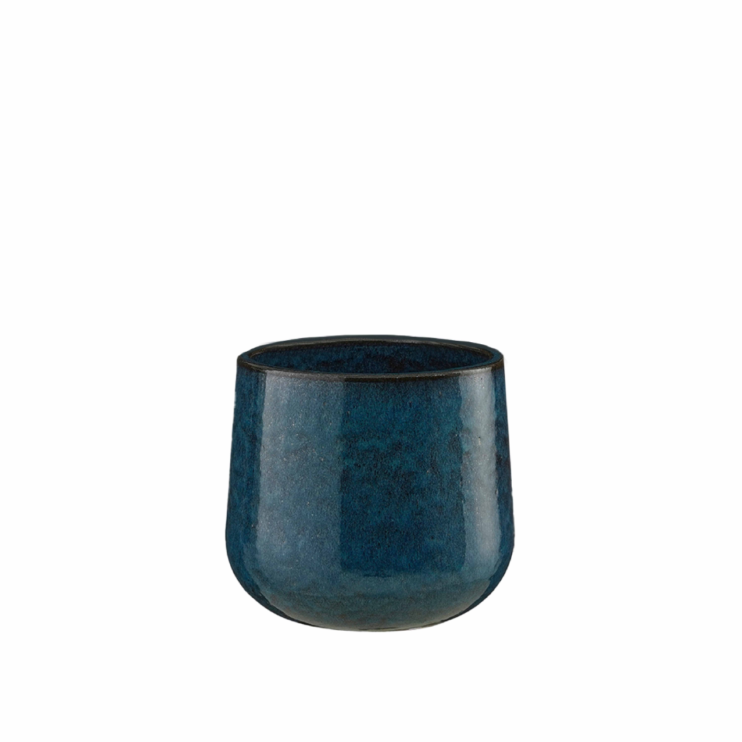 Torino Round Pot - Blue 