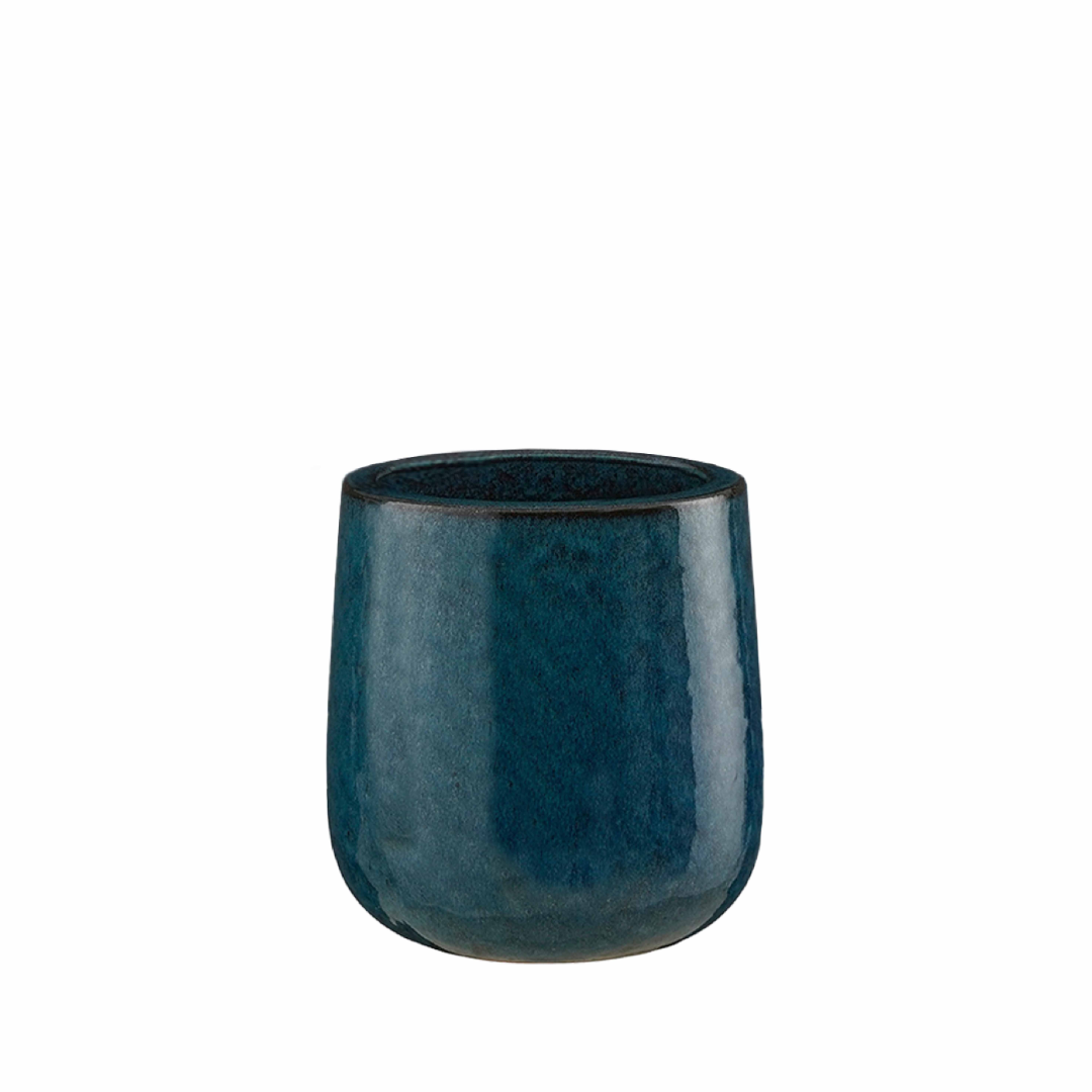 Torino Round Pot - Blue 