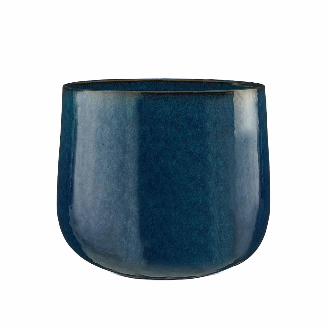 Torino Round Pot - Blue 