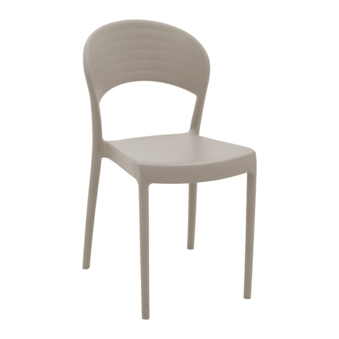 Sissi Chair Closed Backrest - Beige