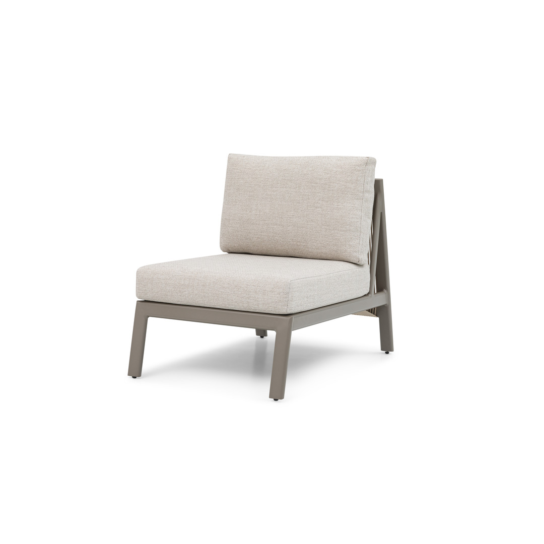 Pioneer Middle Sofa-Champagne