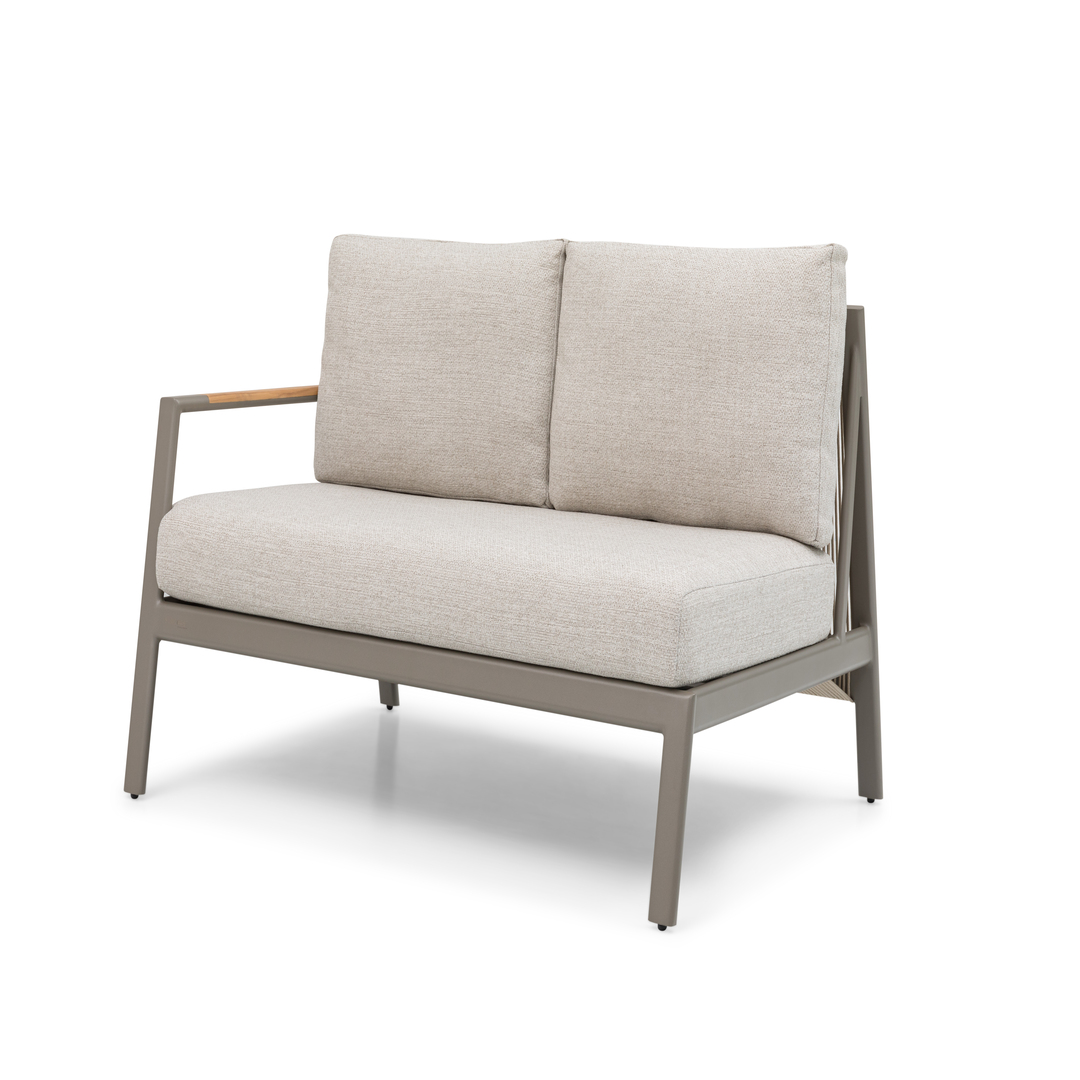 Pioneer Right 2-Seater Sofa-Champagne