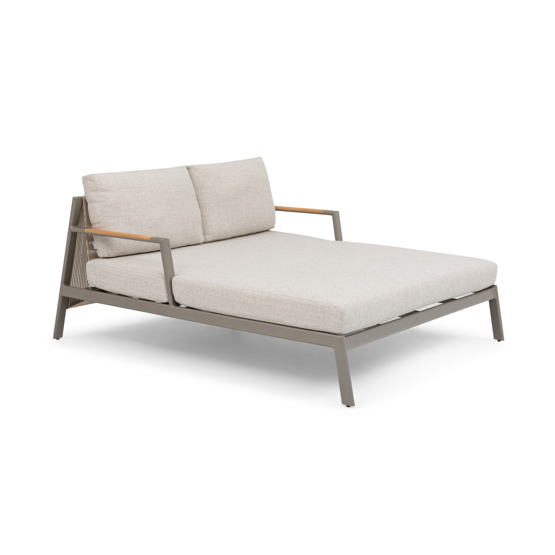 Pioneer Double Sun Lounger - Champagne