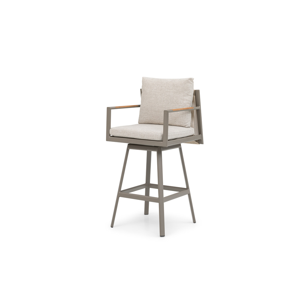 Pioneer Swivel Bar Chair - Champagne