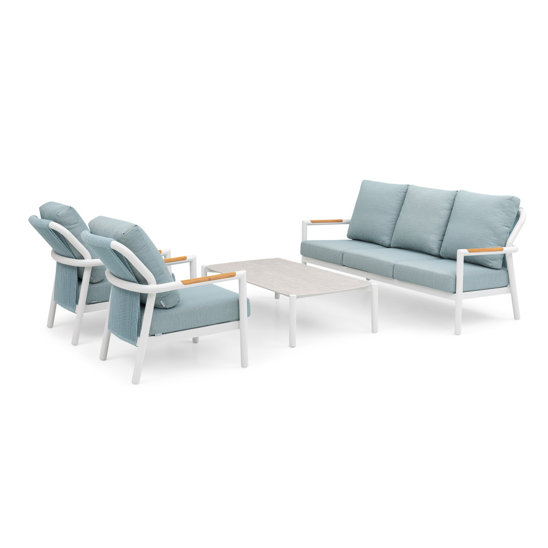 Oasis 5-Seater Sofa Set-Blue