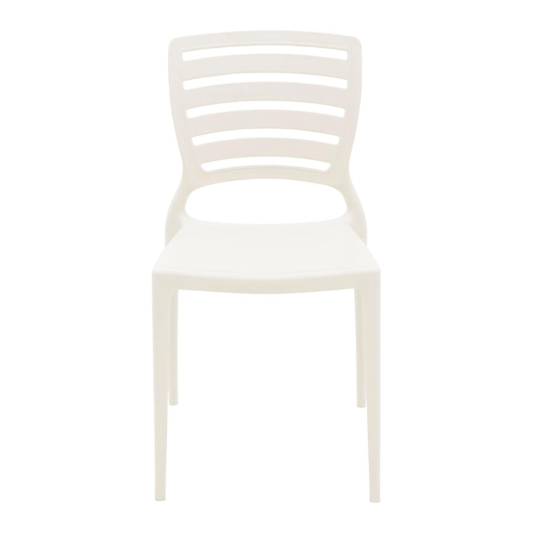 Sofia Chair Horizontal Backrest - Beige