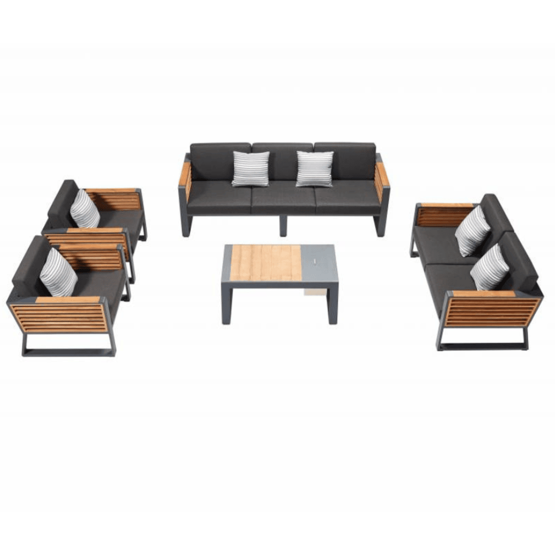 New York Sofa Set - Black