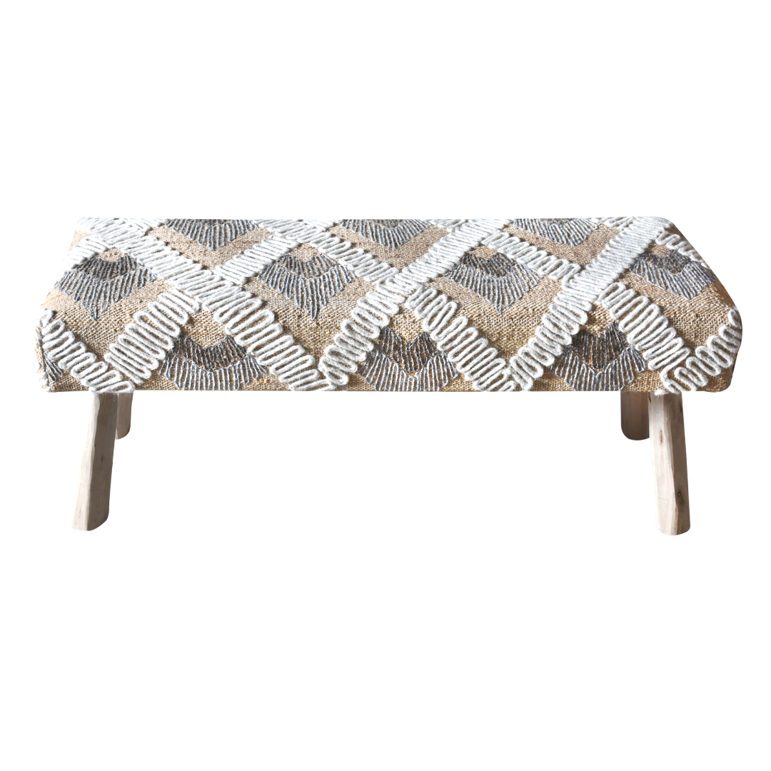 Kiryas Bench - Ivory