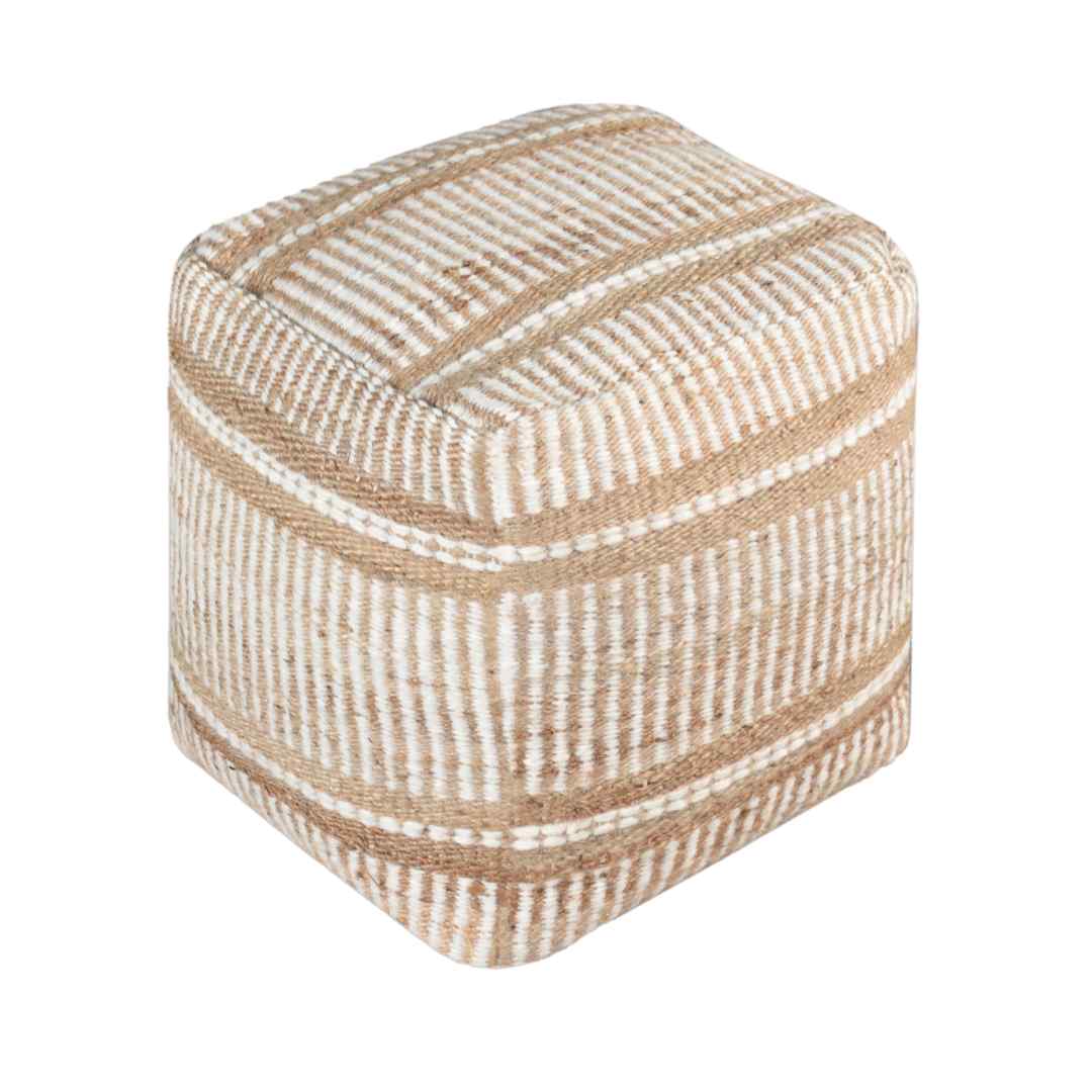 Kouloun Pouf - Natural / Ivory