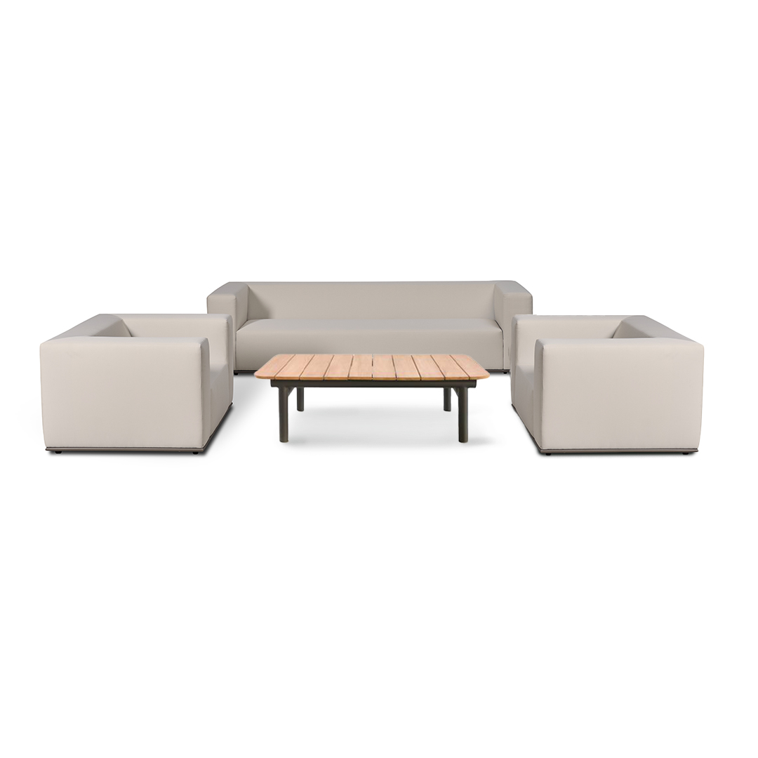 Laze Sofa Set - Cloud