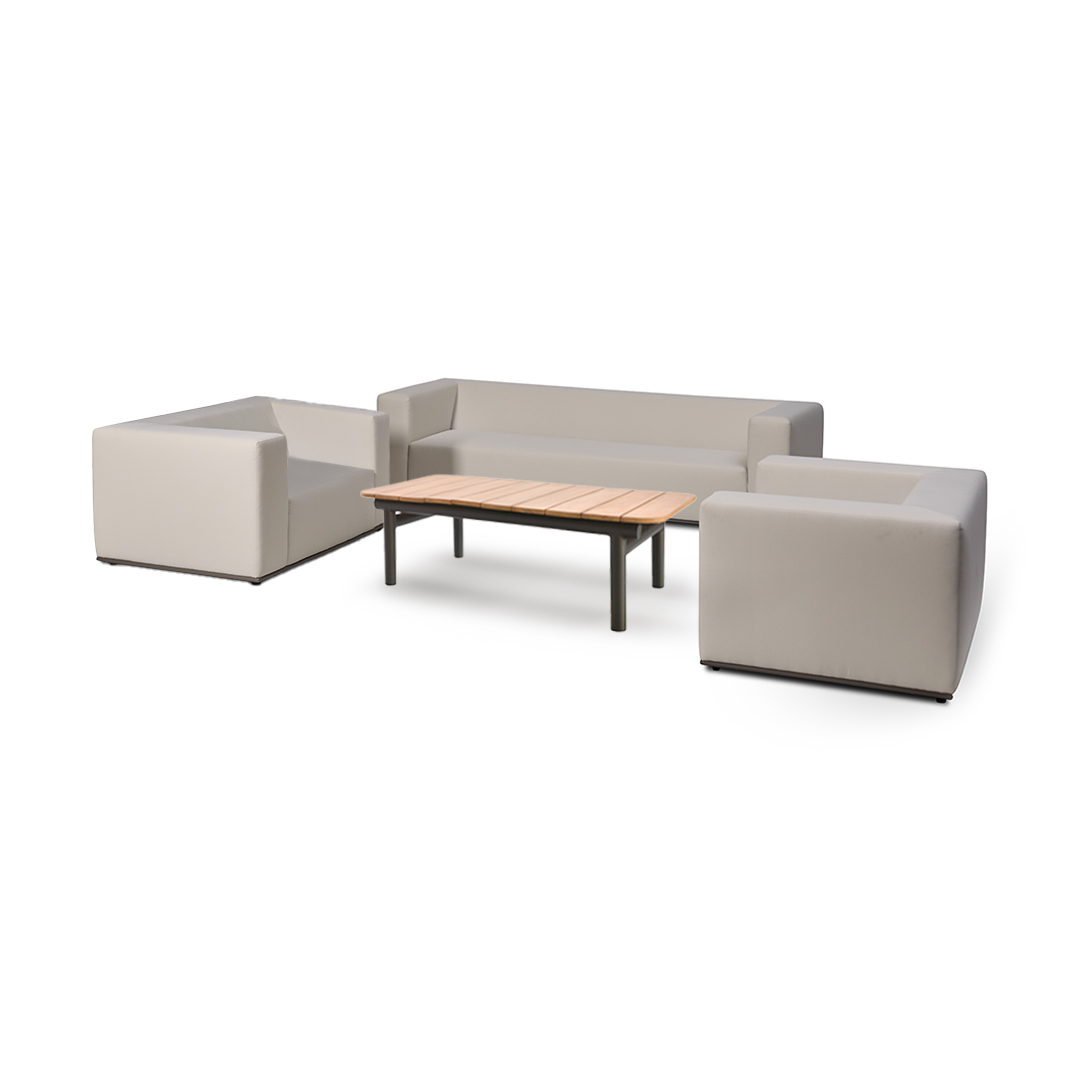Laze Sofa Set - Cloud