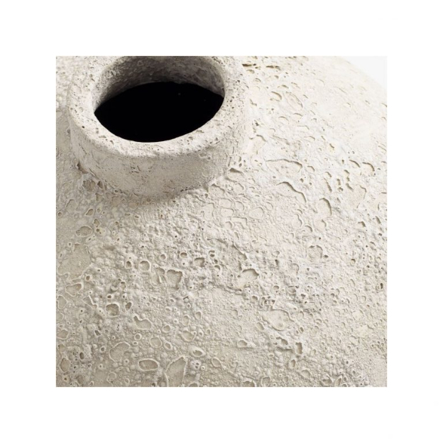 Luna Terracotta Jar-Grey (Not Waterproof)