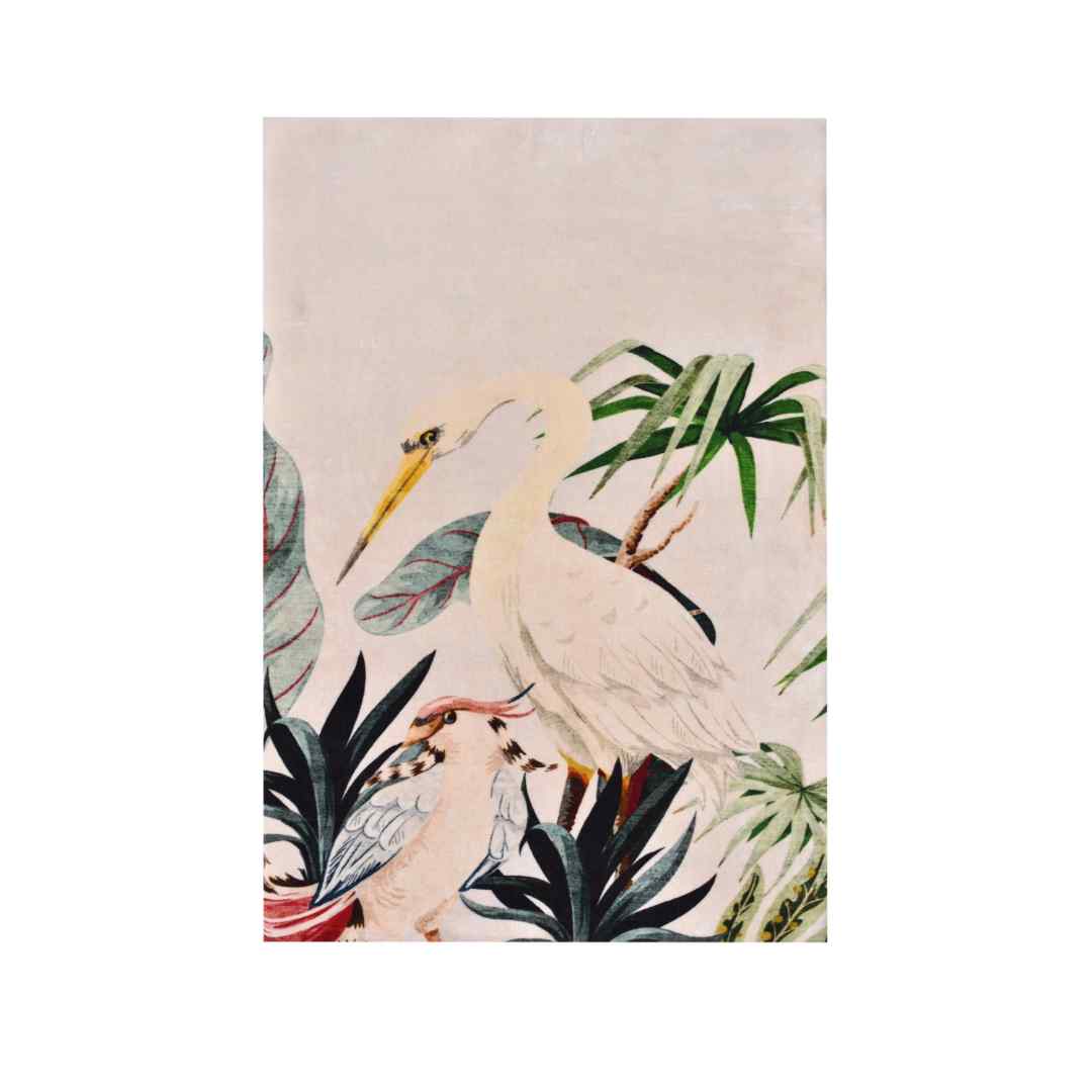 Mina Wall Art - Ivory / Green