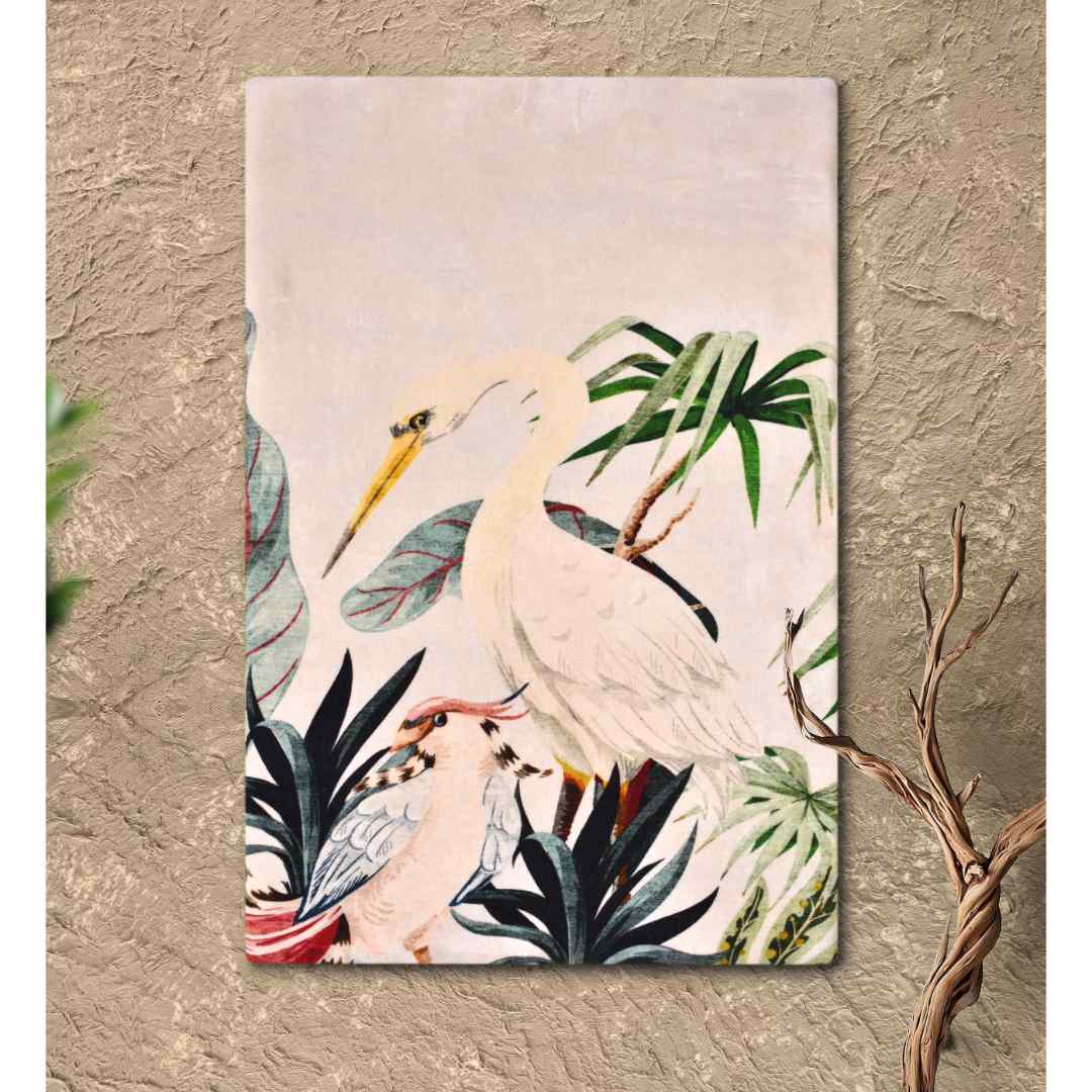 Mina Wall Art - Ivory / Green