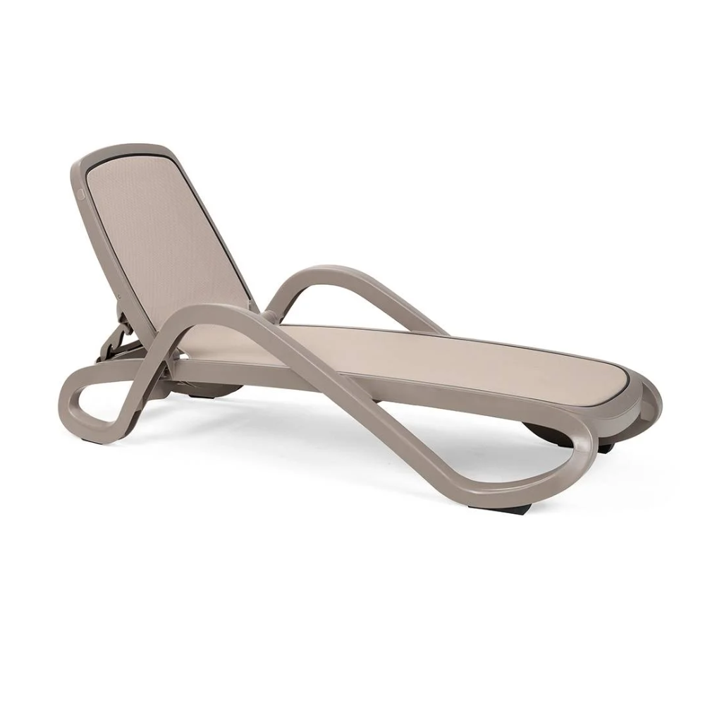 Alfa Tortora Sun Lounger - Brown