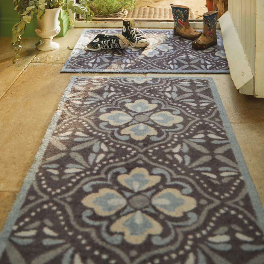 Hug Outdoor Runner Rug Home 45 - Grey/Blue