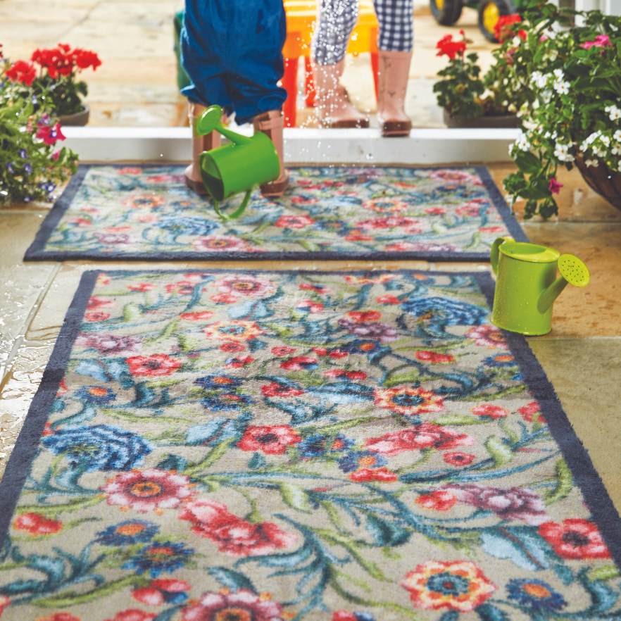 Hug Outdoor Runner Rug Garden Multi Floral 2 