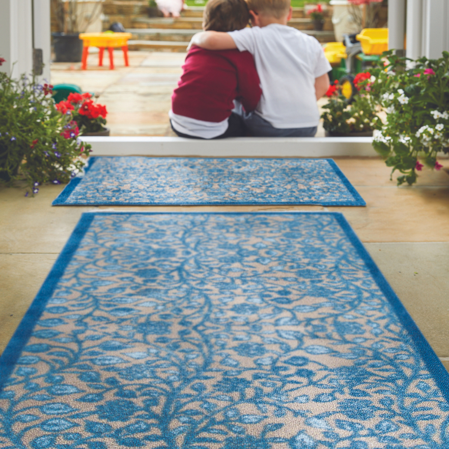 Hug Home Runner Rug Nature 33 - Blue