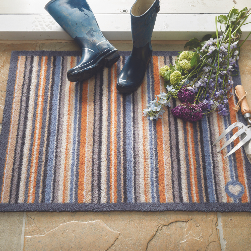 Hug Door Rug With Stripe 86 - Multi-Color