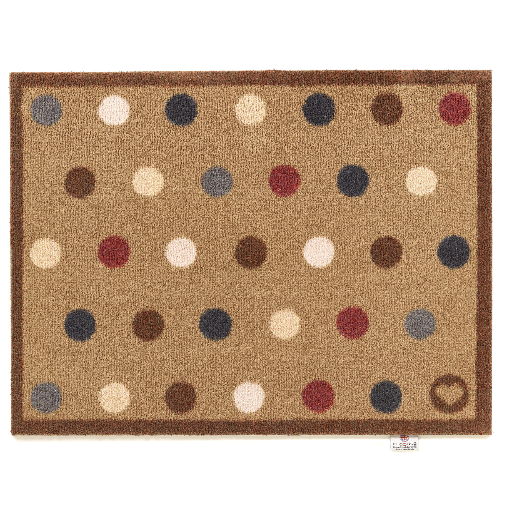 Hug Door Mat/Rug Spot 10 - Brown 