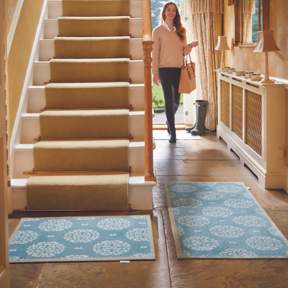 Hug Door Rug Home 15 - Light Blue