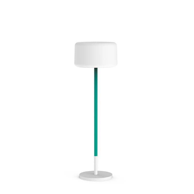 Chloe Plant Outdoor Wireless Adjustable Floor Lamp-White