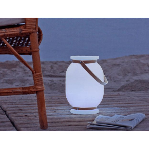 Candela 30 Led Outdoor Table Lamp With Battery Portable-White