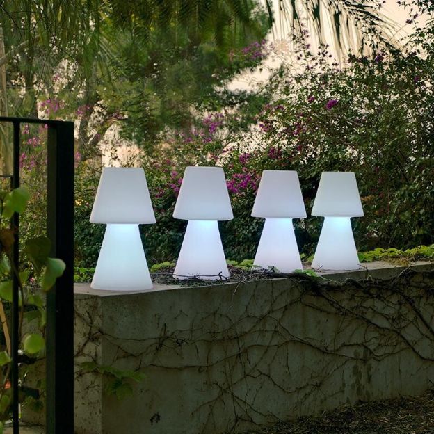 Lola 45 Led Outdoor Table Lamp-White