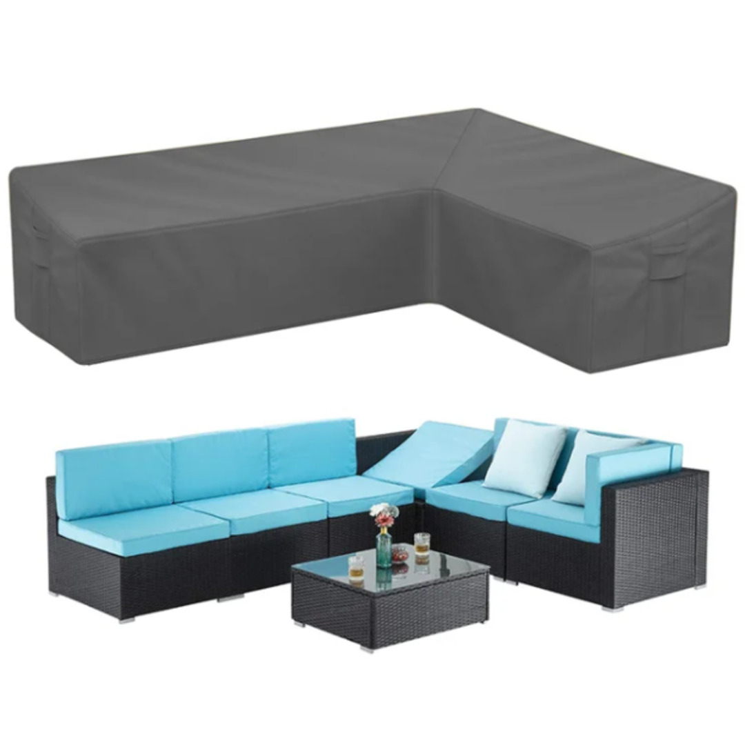 Ripstop Breathable Cover For L-Shape Sofa - Grey